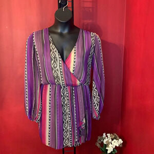 SAVANAH RAE MULTICOLOR DRESS SIZE S